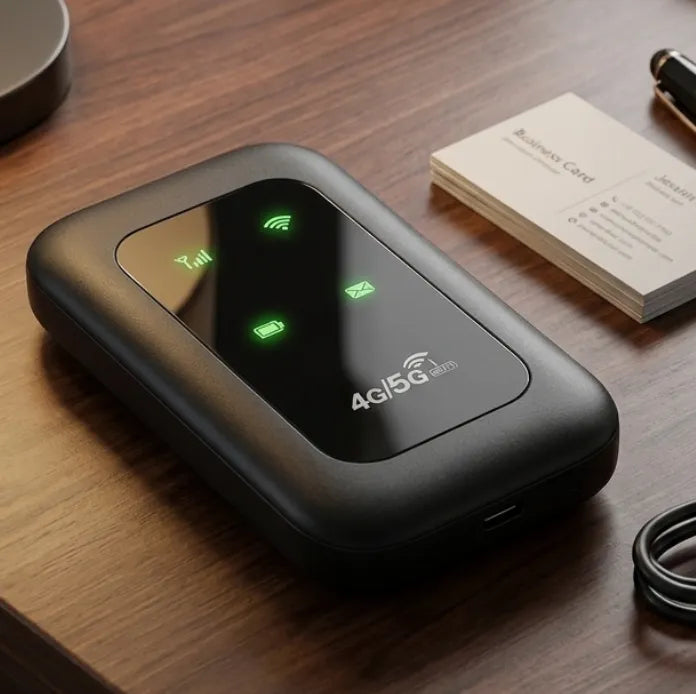Bärbar WiFi-router – Anslut upp till 10 enheter