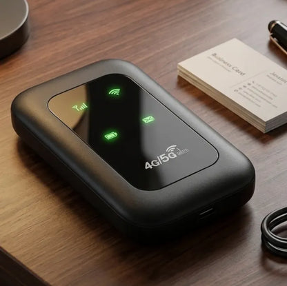 Bärbar WiFi-router – Anslut upp till 10 enheter