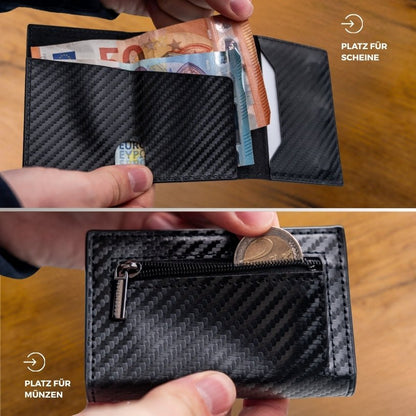 Smart Plånbok Med RFID-Skydd Och Korthållare