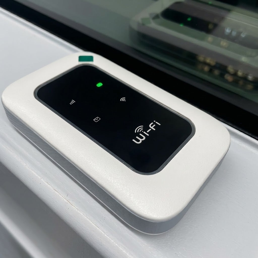 Bärbar WiFi-router – Anslut upp till 10 enheter