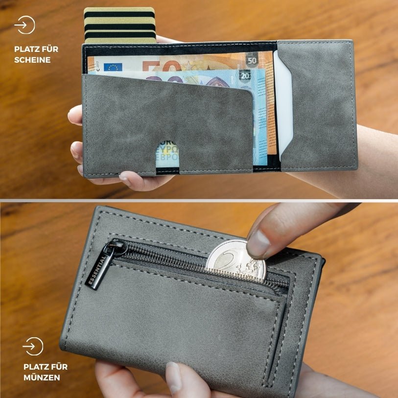 Smart Plånbok Med RFID-Skydd Och Korthållare
