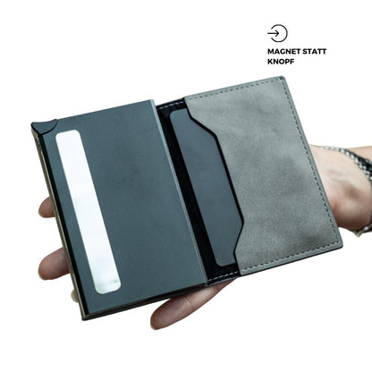 Smart Plånbok Med RFID-Skydd Och Korthållare