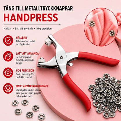 Knappuppsättning – 100 knappar för reparation och DIY