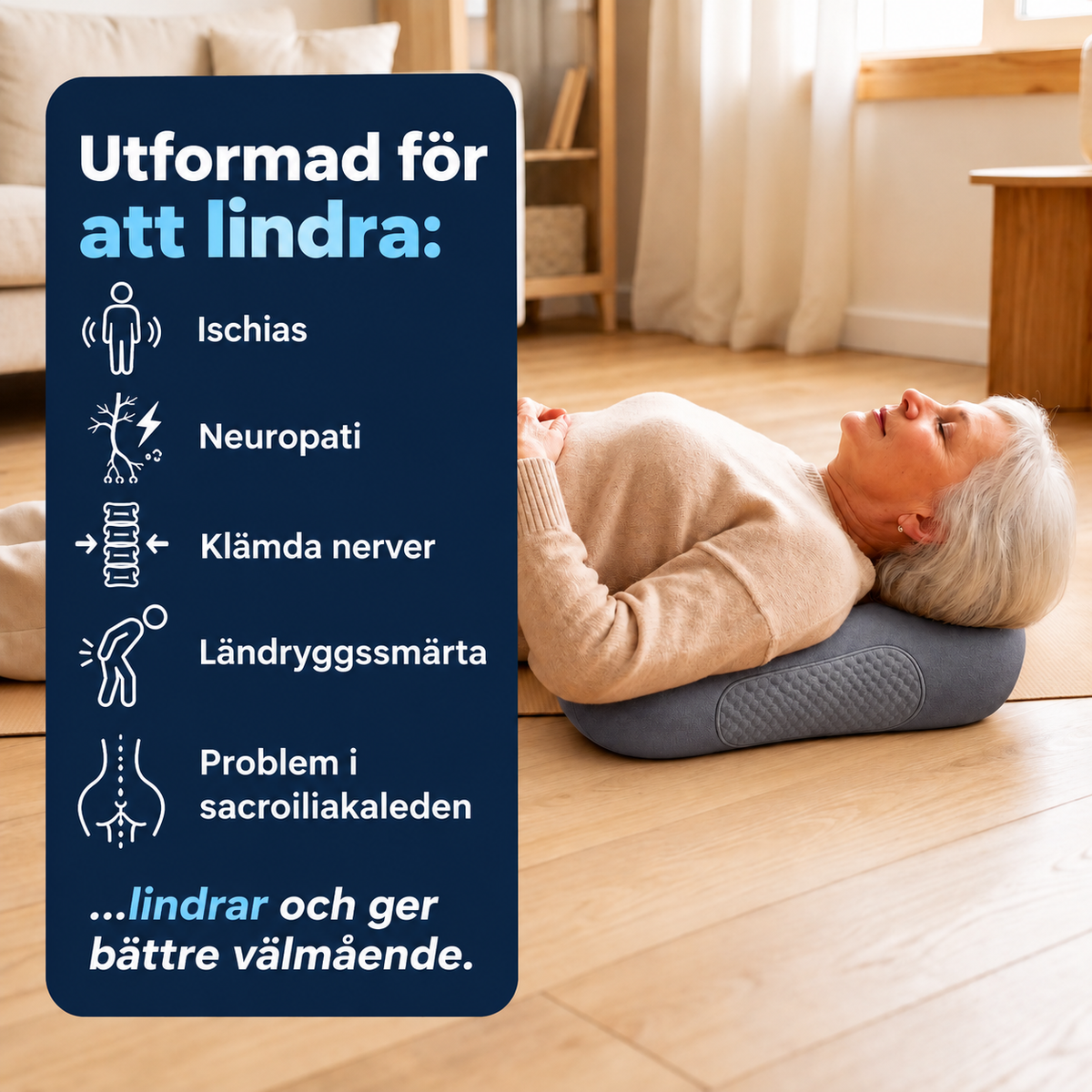 3-zons djupmassageapparat för ryggen