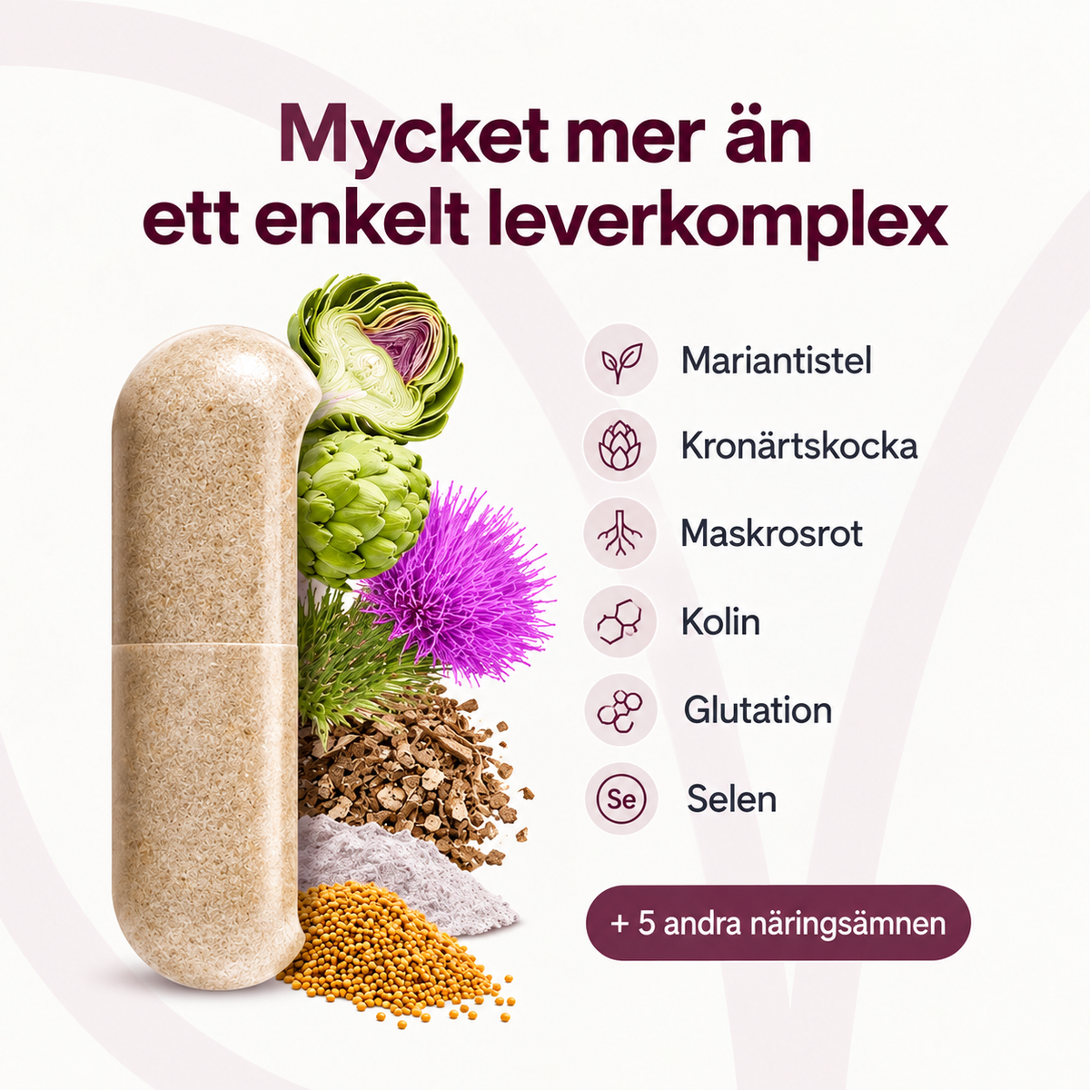 Växtextrakt, Selen & Aminosyror – 60 Kapslar