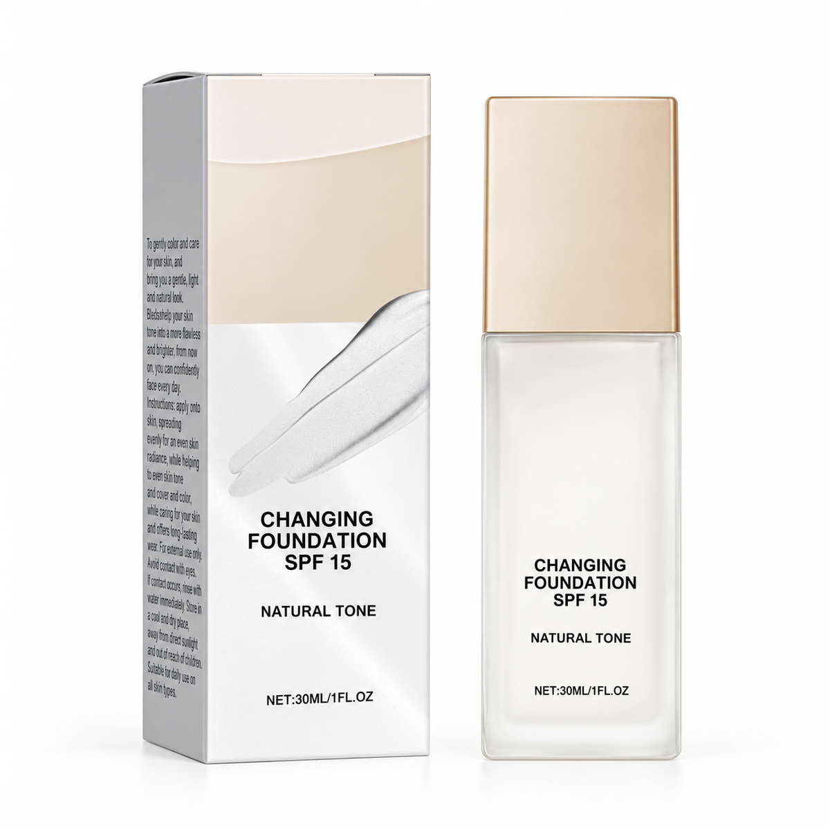 Anpassningsbar Foundation Med SPF