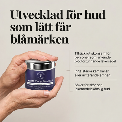 Blåmärkeskräm – Med arnica, vitamin K och ceramider