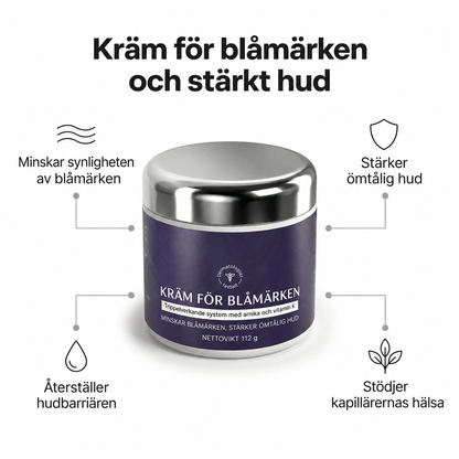 Blåmärkeskräm – Med arnica, vitamin K och ceramider