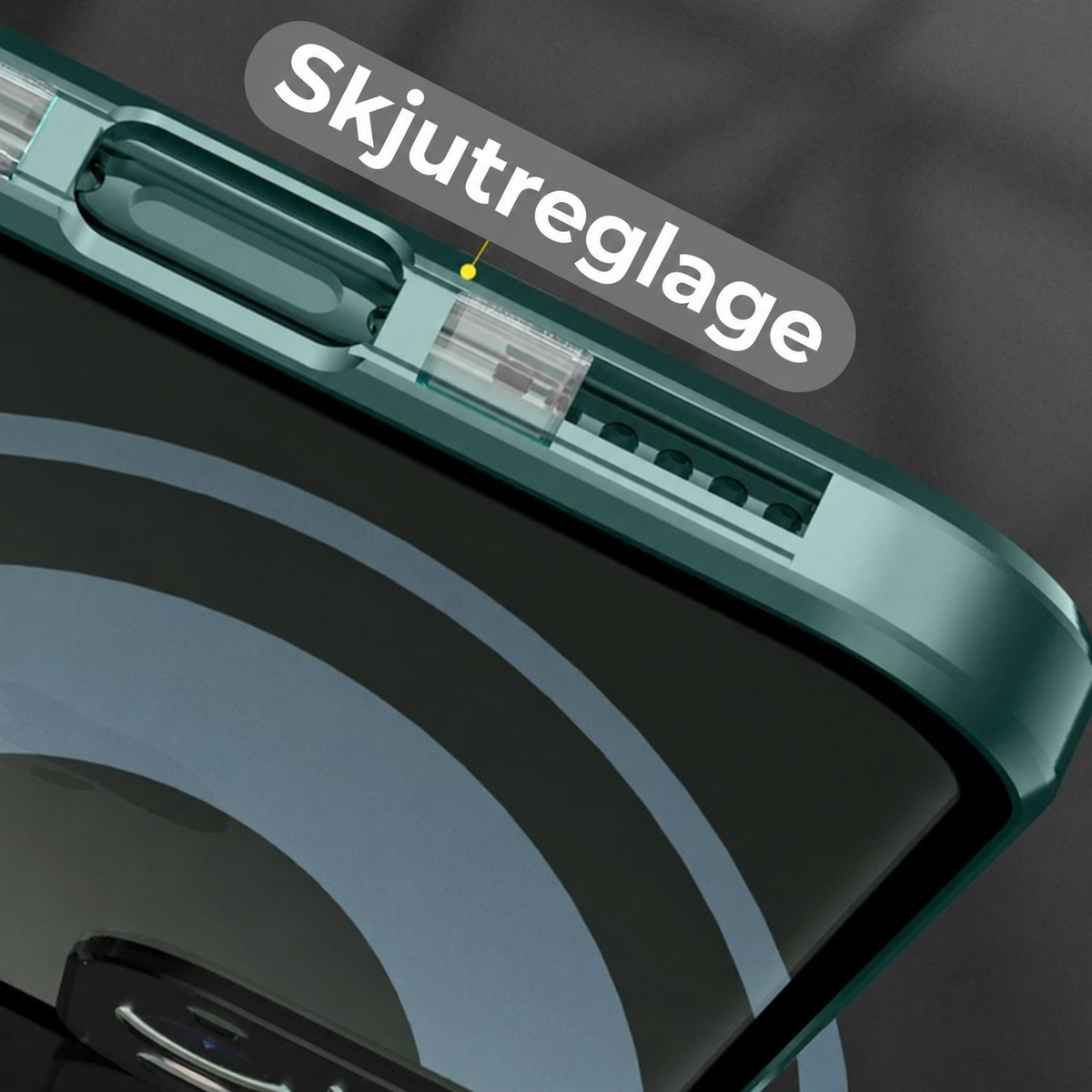 Dubbelsidigt Skyddande Mobilskal Med Härdat Glas