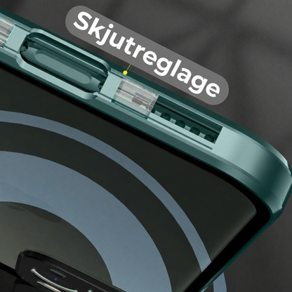 Dubbelsidigt Skyddande Mobilskal Med Härdat Glas