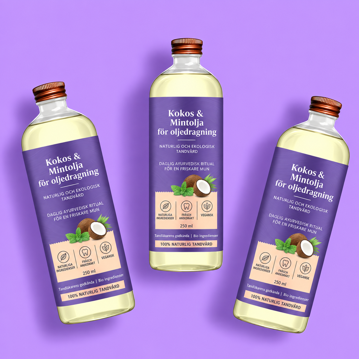 Oljedragning Duo – Kokos & Mint För Fräsch Andedräkt