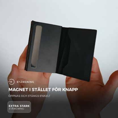 Smart Plånbok Med RFID-Skydd Och Korthållare