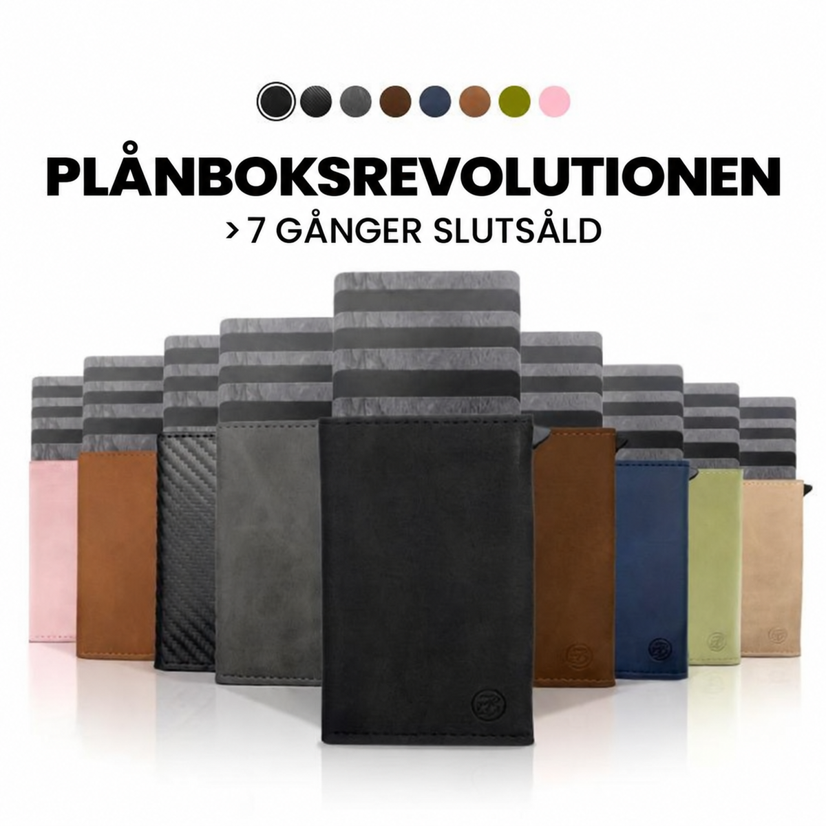 Smart Plånbok Med RFID-Skydd Och Korthållare