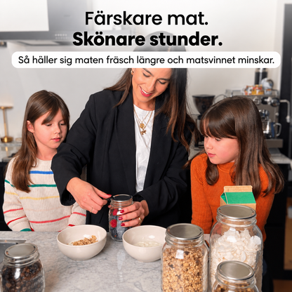 Vakuumförslutare för glasburkar + 10 lock på köpet
