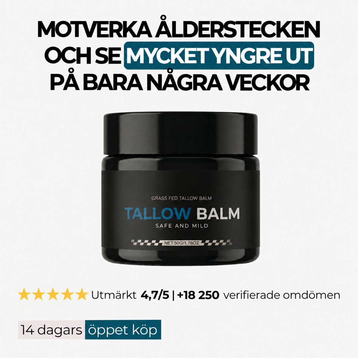 Balsam Med Nötkreaturstalg – För Mjuk & Återfuktad Hud