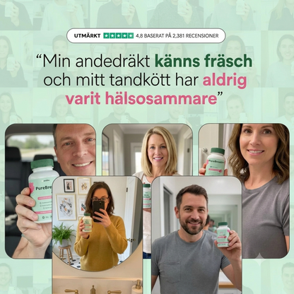 Munhygien & Mikrobiom - Kosttillskott för munflora och frisk andedräkt – probiotiskt kapseltillskott