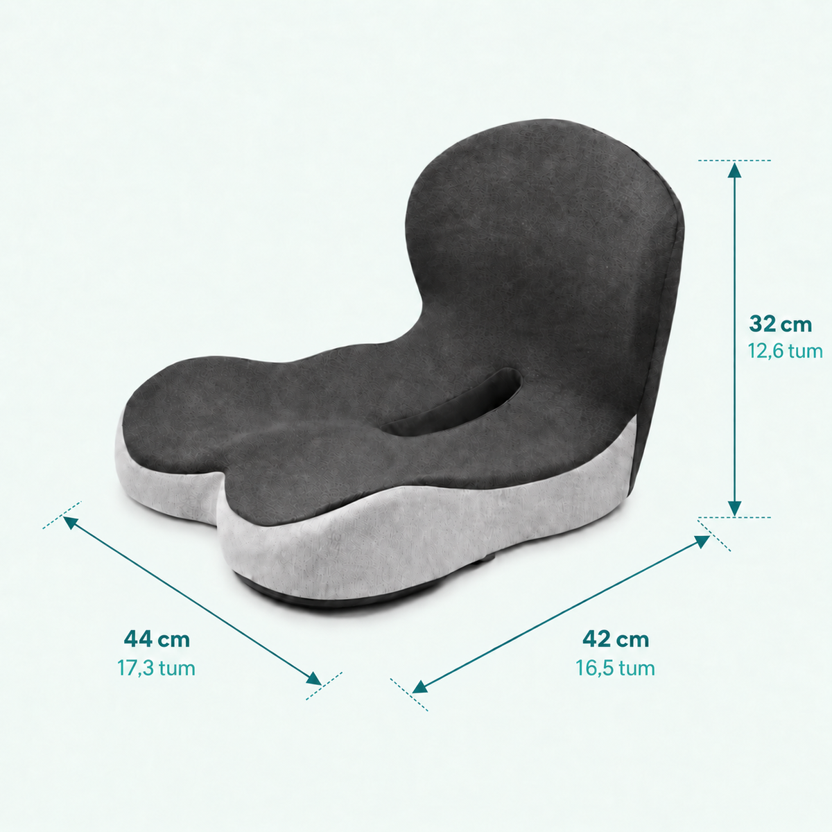 Ergonomisk Sittdyna Med Minneskum
