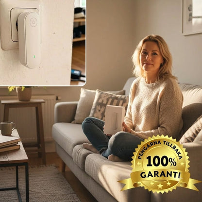 Luftjonisator – plug-in luftrenare utan filter för sovrum och vardagsrum