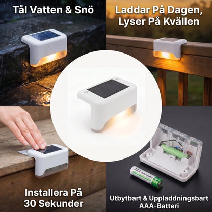 Solcellsdriven Utomhuslampa